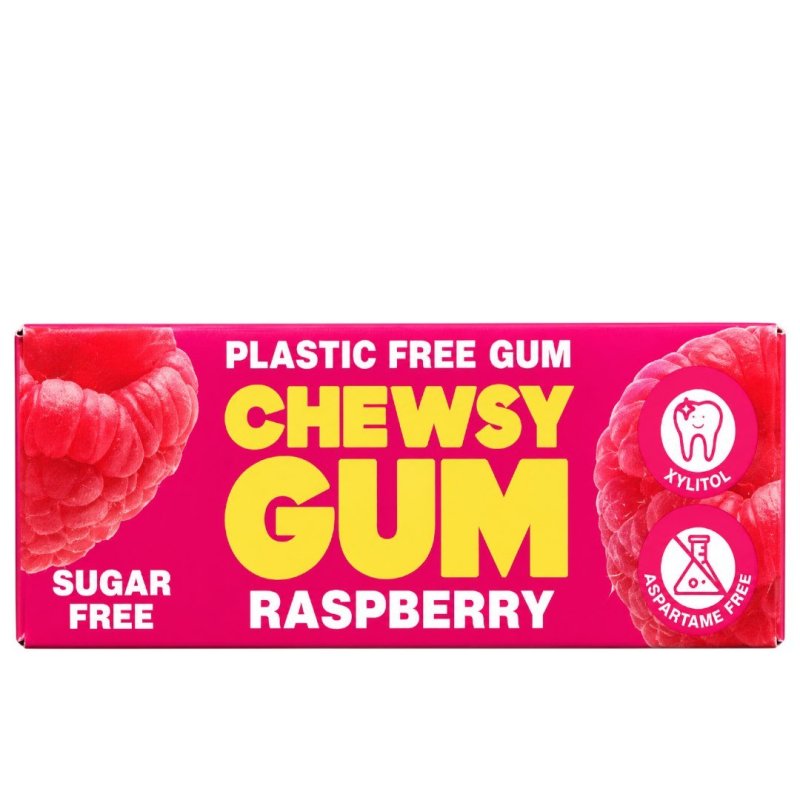 Chewsy Gumy do żucia o smaku malinowym 10gum