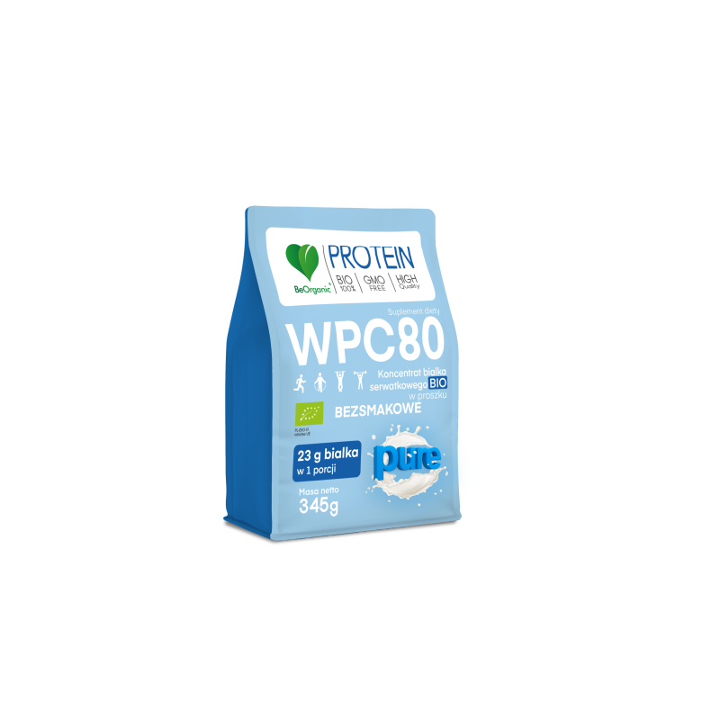 Aliness BeOrganic Białko serwatkowe WPC 80 Pure BIO 345g