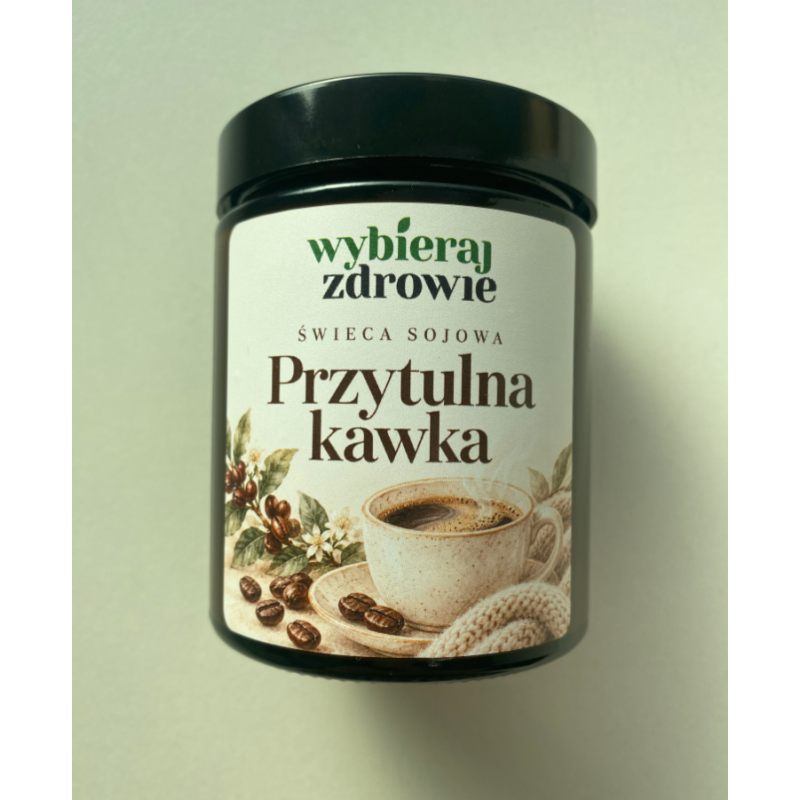 Świeca sojowa Przytulna kawka 180ml