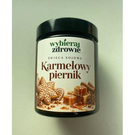 Świeca sojowa Karmelowy piernik 180ml