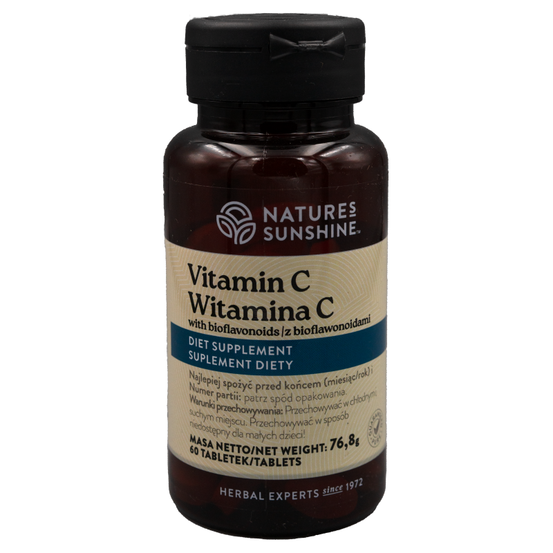 Witamina C z bioflawonoidami 60tabletek Nature's Sunshine