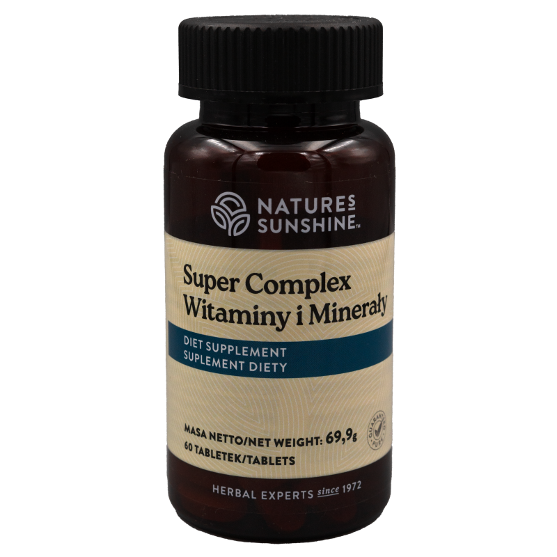 Witaminy i minerały Super Complex 60tabletek Nature's Sunshine