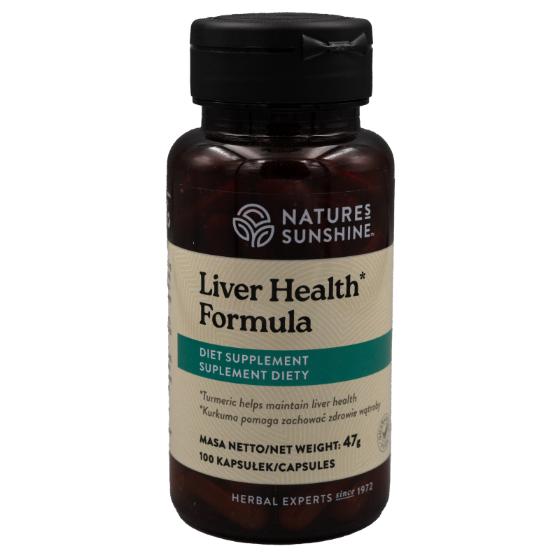 Liver Health Formula (usprawnienie trawienia i zdrowie wątroby) 100kapsułek Nature's Sunshine