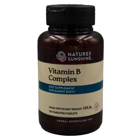 Vitamin B Complex (witaminy z grupy B) 120tabletek Nature's Sunshine