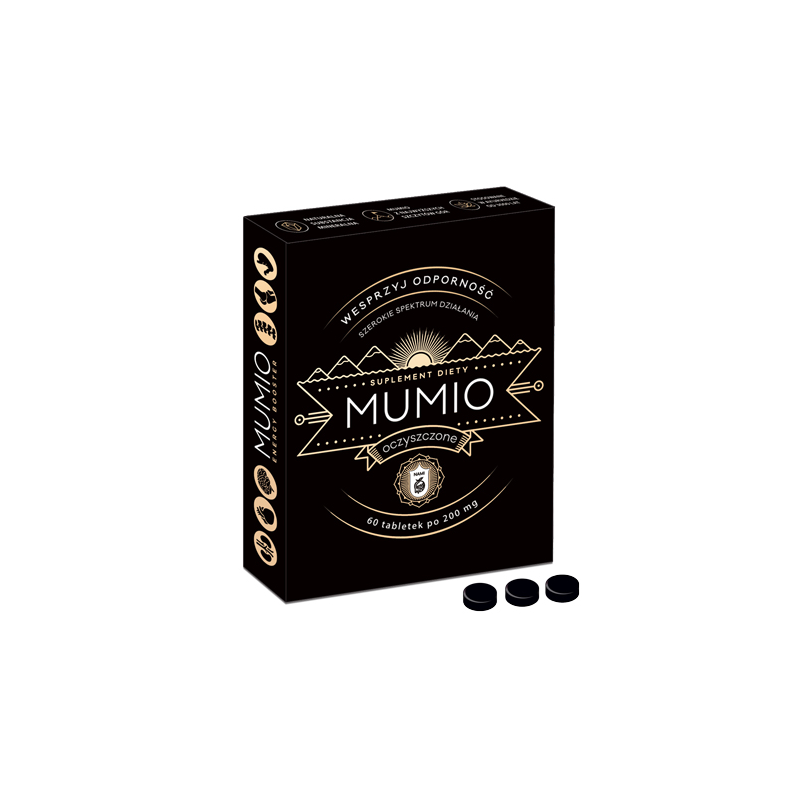 Mumio oczyczczone 200mg 60tabletek NAMI