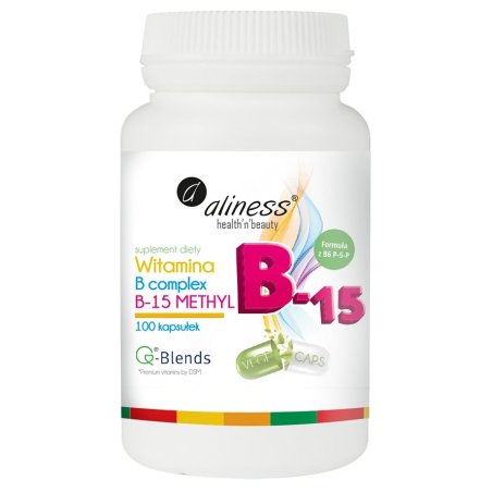 Aliness Witamina B complex B-15 methyl 100kaps.