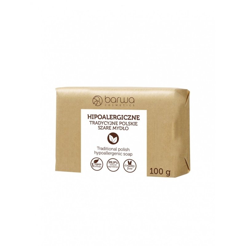 Barwa Tradycyjne polskie szare mydło 100g