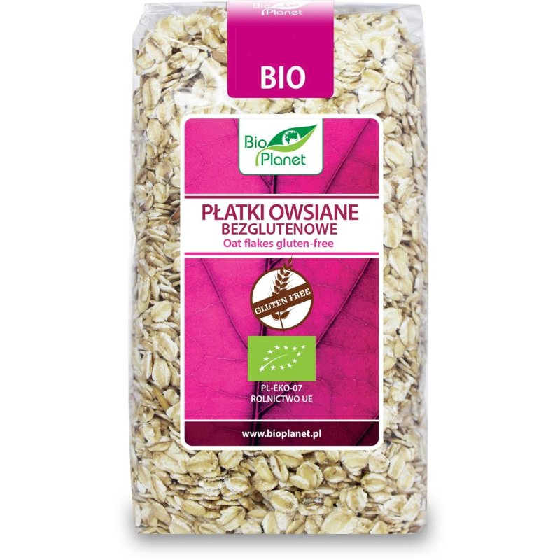 Płatki owsiane bezglutenowe BIO 300g Bio Planet