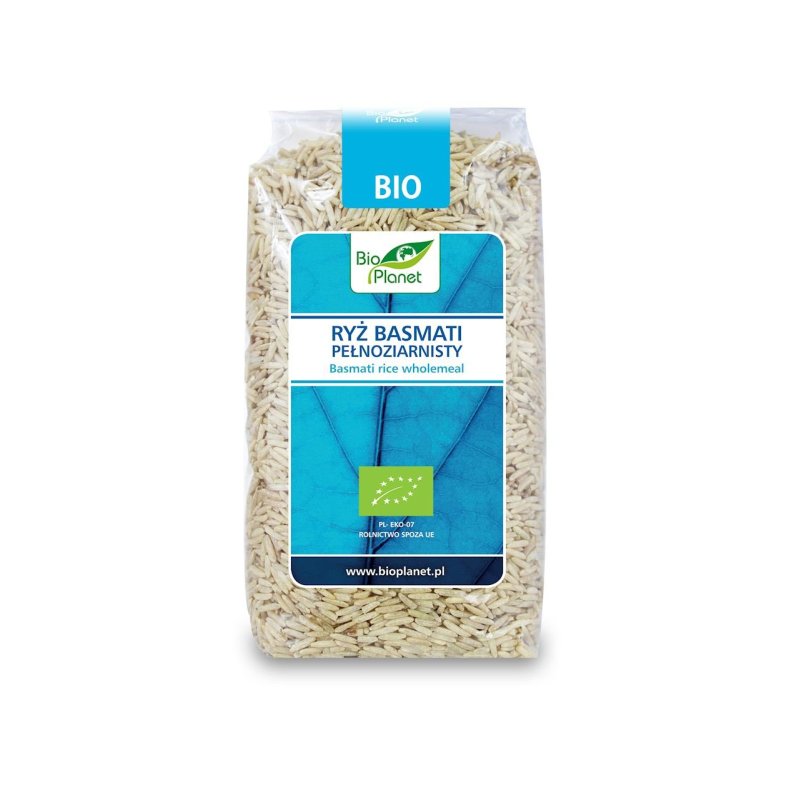 Bio Planet Ryż basmati pełnoziarnisty bio 500g