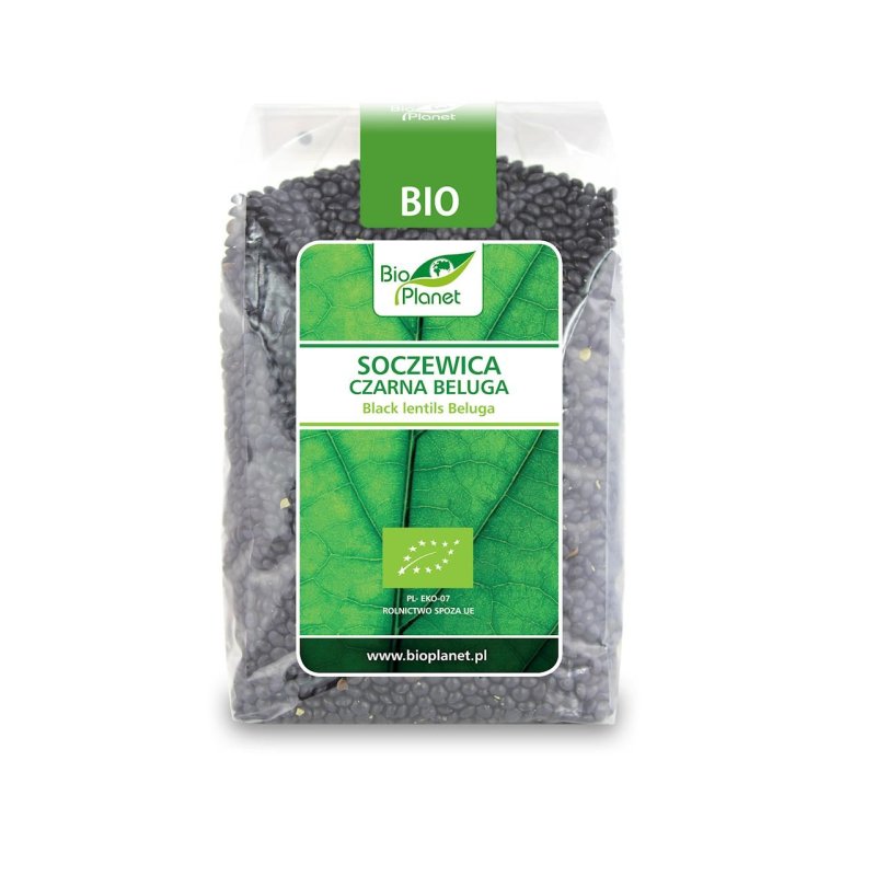Bio Planet Soczewica czarna beluga bio 400g