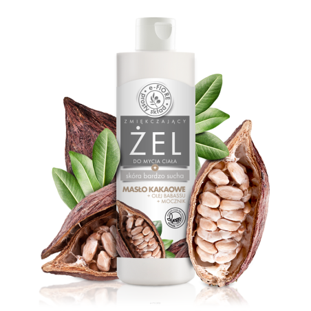 e-fiore Żel do mycia twarzy i ciała masło kakaowe 280ml