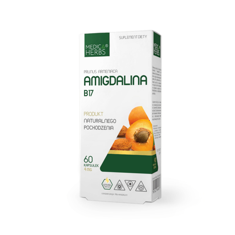 Medica Herbs Amigdalina B17 4mg 60kaps.