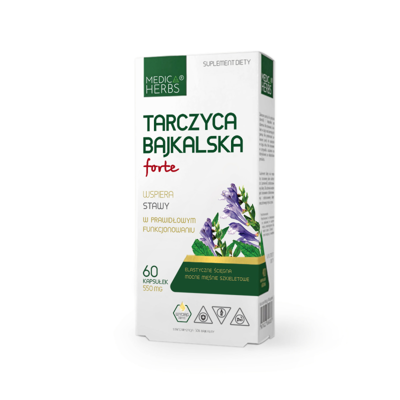 Medica Herbs Tarczyca bajkalska forte 550mg 60kaps.